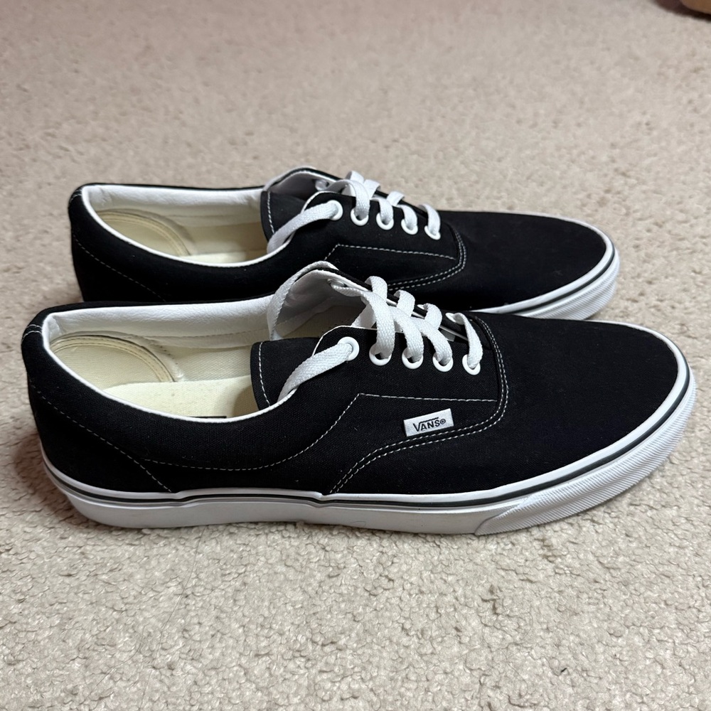 Vans Black and White Classic Sneakers